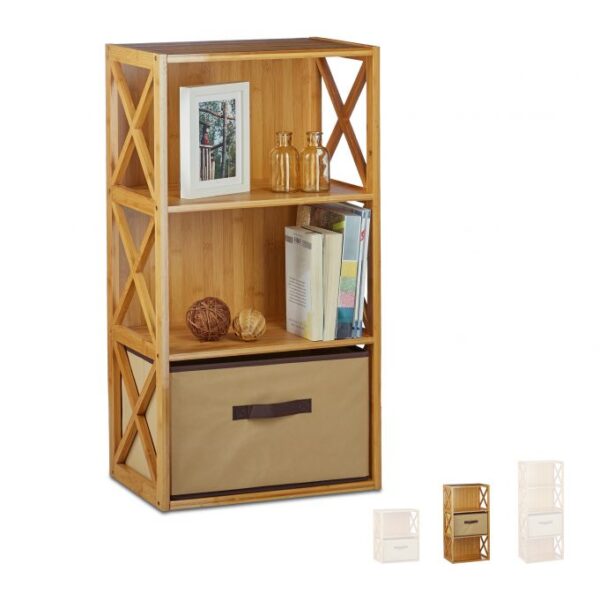 Vonios lentyna 80x42x29cm., šviesiai rudos/rudos spalvos