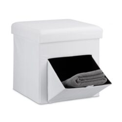 Sulankstoma sėdimoji vieta 38x38x38cm., baltos spalvos