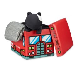 Sulankstoma sėdimoji vieta su atlenkiamu dangčiu 32x48x32cm., raudonos/mėlynos/pilkos spalvos