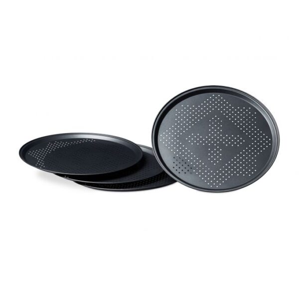 Rinkinys iš 4 picos padėklų 1,3x32x32cm., tamsiai pilkos spalvos