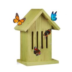 Rinkinys iš 2 drugelių viešbučių 25,5x18,5x12cm., žalios spalvos