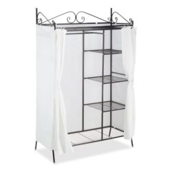 Spinta su užvalkalu 172x105x45cm., juodos/baltos spalvos