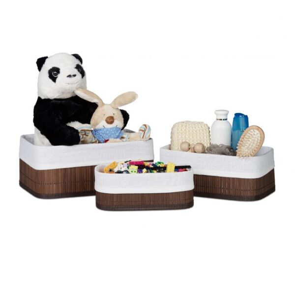 10021173_93_1_451efe17e6b3ea0716d338833613142e.jpg Rinkinys iš 3 krepšelių, rudos/baltos spalvos