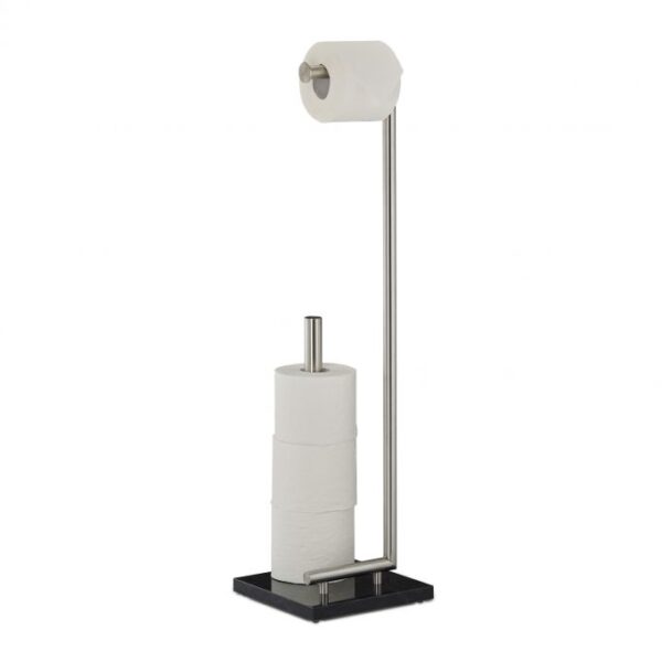 10021265_0_1_c29385f10e74cdd815933e0221766110.jpg Tualetinio popieriaus laikiklis 74x20x20cm., juodos/sidabrinės spalvos