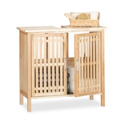 Vonios spintelė 61,5x66x29cm., šviesiais rudos spalvos