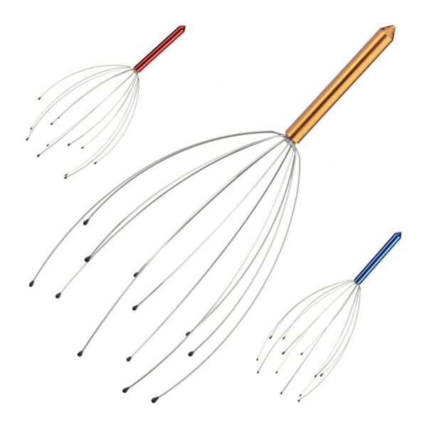 10021336_259_1_0c2c0654208c576bde8edb15db43a978.jpg Galvos masažuoklis 24,5x10cm., auksinės/sidabrinės spalvos