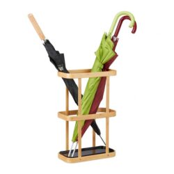 Skėčių stovas 45x29,5x15cm., šviesiai rudos/juodos spalvos