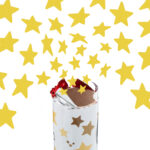 10021763 Partypopper Gold 40 cm Sterne