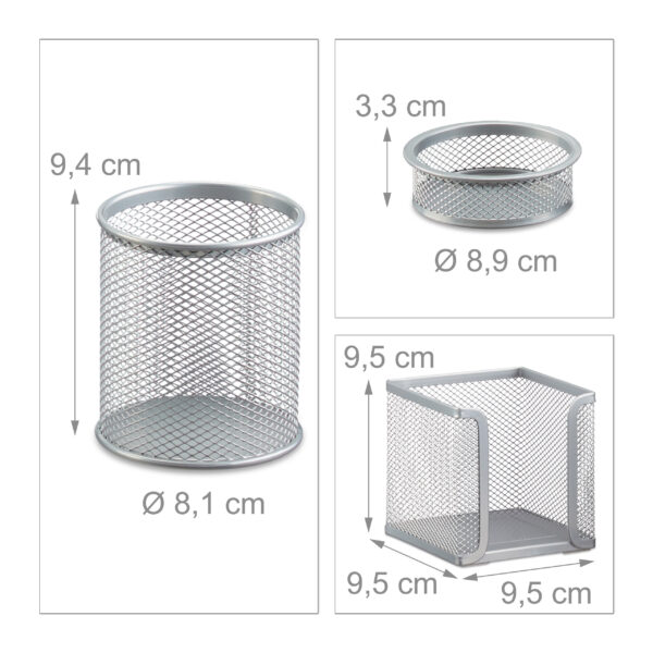 10022502 Schreibtisch Organizer Set, 3-teilig