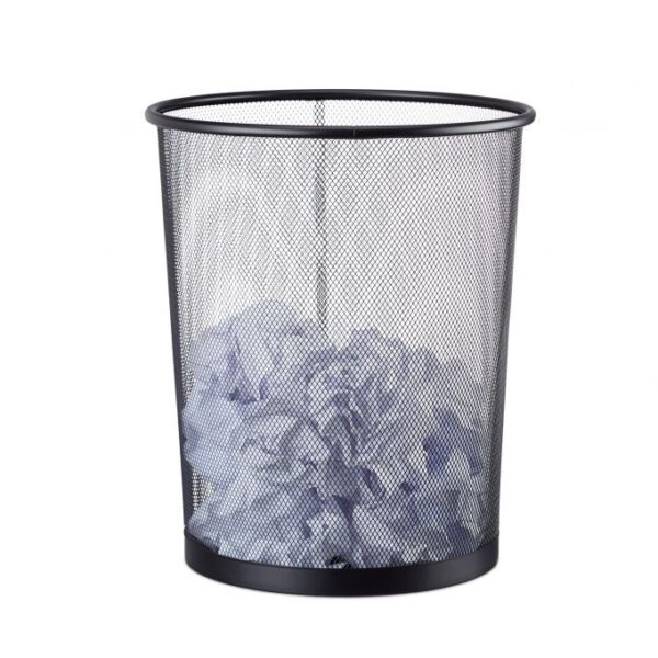 Šiukšlių dėžė 19L., juodos spalvos