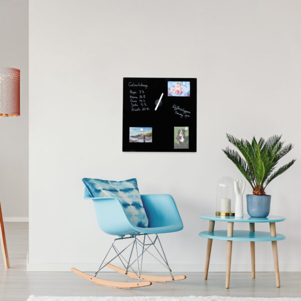 Blue cozy living room