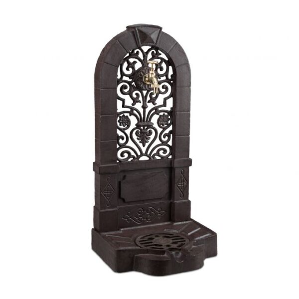 Sodo fontanas 83x39x33cm., tamsiai rudos/auksinės spalvos