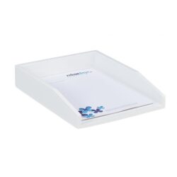 Popieriaus padėklas 6,5x25x33,5 cm., baltos spalvos