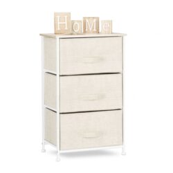 Svetainės lentyna 86,5x47,5x45cm., kreminės/šviesiai rudos/baltos spalvos