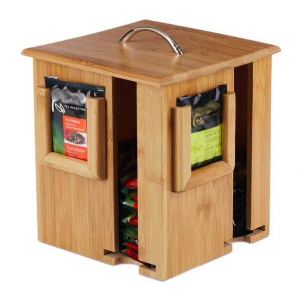 10024212_0_1_07ce4cc096f74d500fdd3c24139b4fb5.jpg Arbatos maišelių organizatorius 20,5x18x18cm., šviesiai rudos spalvos