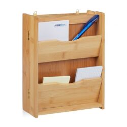 Raktų dėžutė iš bambuko, šviesiai rudos spalvos