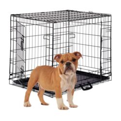 Sulankstomas šunų narvas 61,5x76,5x55cm., juodos spalvos