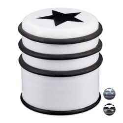 Durų atrama "Žvaigždutė", baltos spalvos