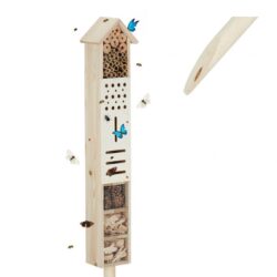 Vabzdžių viešbutis 148x16x11cm., šviesiai rudos spalvos