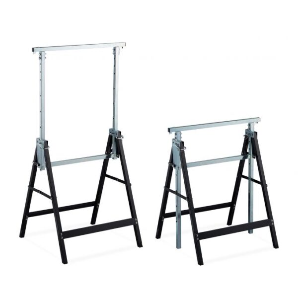 Rinkinys iš 2 statybinių estakadų 130x68,5x58cm., juodos/sidabrinės spalvos