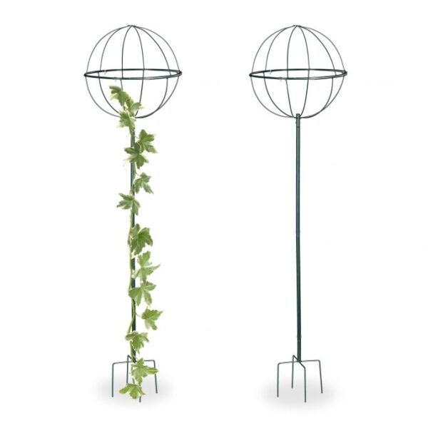 10026255_60_1_b283413cfad4ac25a718f5a8257a2187.jpg Rinkinys iš 2 sodo grotelių "Sfera", tamsiai žalios spalvos