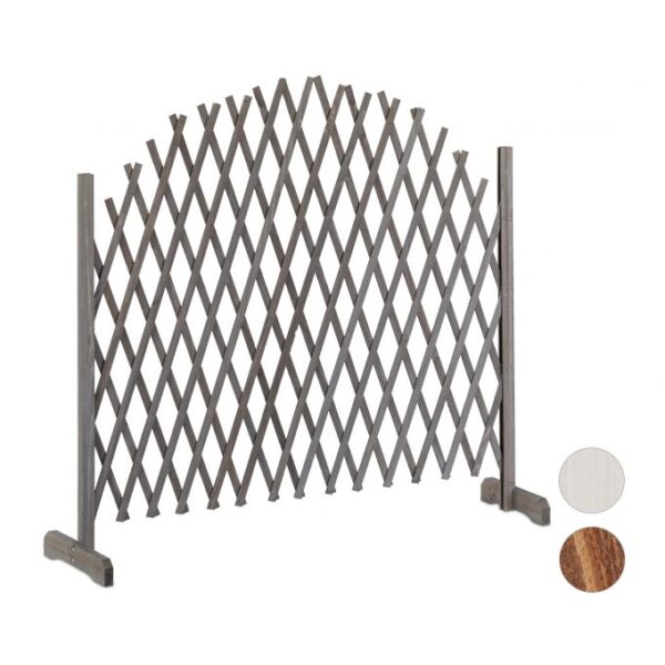 Sodo grotelės 108,5x37x30cm., pilkos spalvos