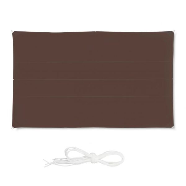 Stačiakampis tentas nuo saulės 400x600cm., rudos spalvos