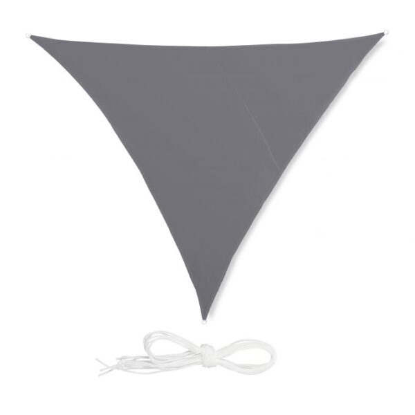 Trikampinis tentas nuo saulės 400x400x400cm., pilkos spalvos