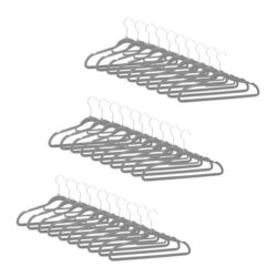 Drabužių pakabos 30vnt., pilkos/sidabrinės spalvos
