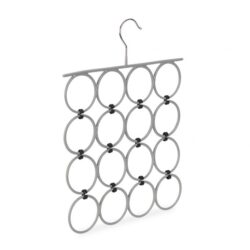 Drabužių pakaba, pilkos/juodos/sidabrinės spalvos