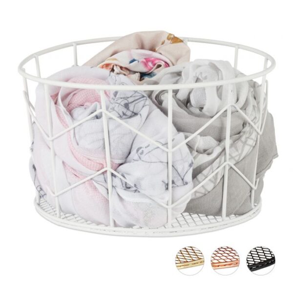 10026607_49_1_e93135acdce215d41a3f4679bba845f4.jpg Apvalus krepšelis 12,5x22cm., baltos spalvos