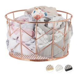 Apvalus krepšelis 12,5x22cm., vario spalvos