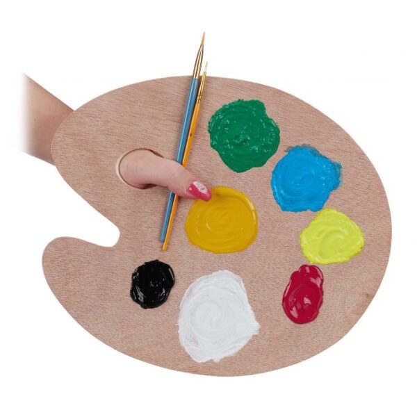 Paletė dažams maišyti 0,4x30,5x25cm., šviesiai rudos spalvos