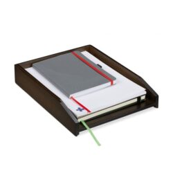 Popieriaus padėklas 6x25x33 cm., tamsiai rudos spalvos