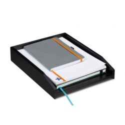 Popieriaus padėklas 6x25x33 cm., juodos spalvos