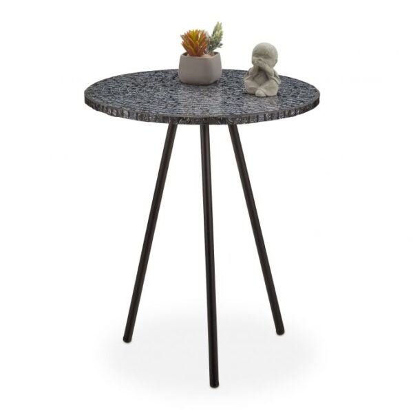 Šoninis staliukas 50x41cm., juodos spalvos