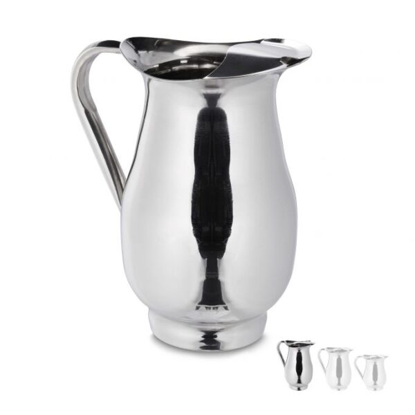 Ąsotis 22x19,5x12cm., sidabrinės spalvos