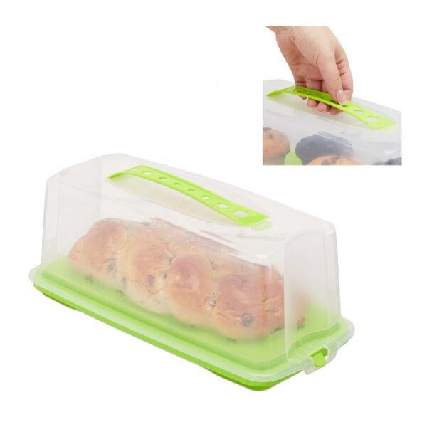 Maisto organizatorius 15x37x16cm., žalios spalvos