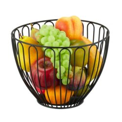 Krepšelis vaisiams 18x24cm., juodos spalvos