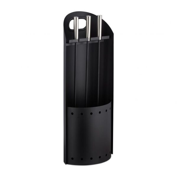 10028787_0_1_53b03c4baaf33d309ec789b30cdc5cd4.jpg Rinkinys iš 3 židinio įrankių ir stovo 59x23,5x16cm., juodos/sidabrinės spalvos