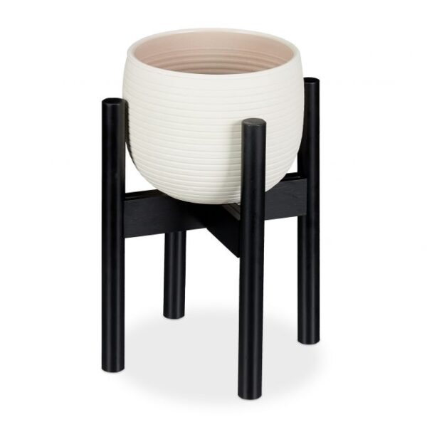 Reguliuojamas gėlių stovas 35,5x32x37,5cm., juodos spalvos