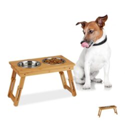 Sulankstomas dubens stovas 31x70x23cm., šviesiai rudos/sidabrinės spalvos