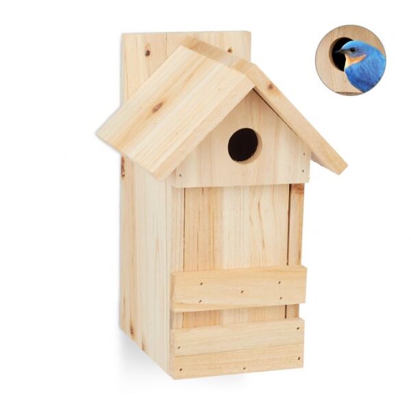 Paukščių inkilas 25x14x16cm., šviesiai rudos spalvos