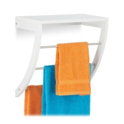 Rankšluosčių laikikls 40x38x25cm., baltos/sidabrinės spalvos