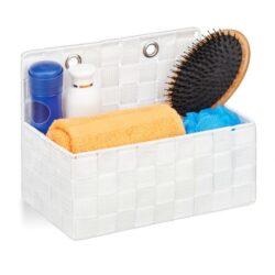 Pakabinamas krepšelis 20x25x15cm., baltos spalvos