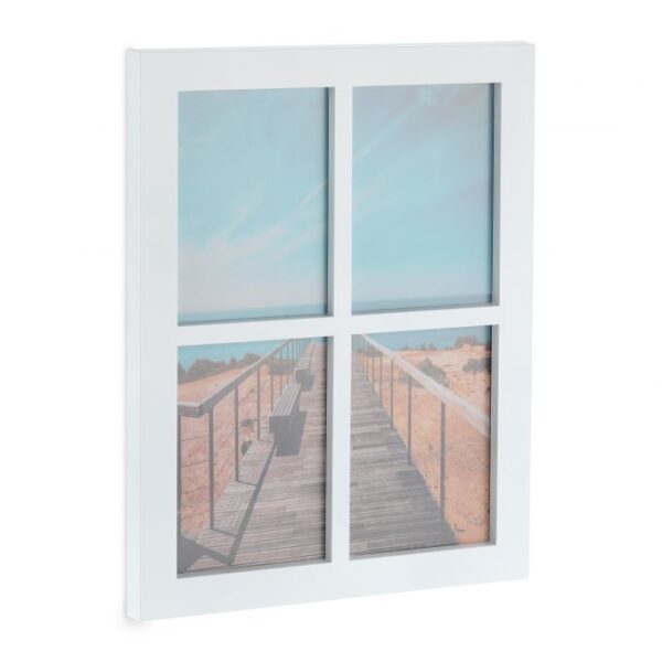 Koliažas 4 nuotraukų 44x33,5x3cm., baltos spalvos