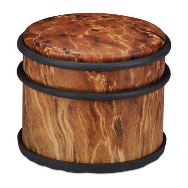 Durų atrama medinės išvaizdos, rudos spalvos