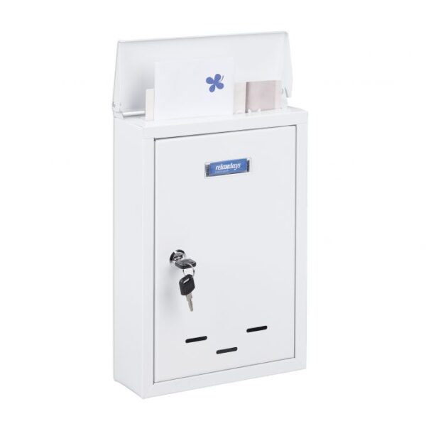 Pašto dėžutė 35,5x24x9cm., baltos spalvos