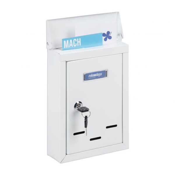 Pašto dėžutė 26,5x19x6,5cm., baltos spalvos