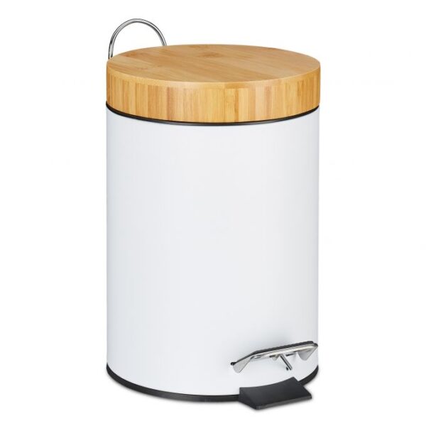 10031050_49_1_ebda65cd0732f6750eda52bdf444dbec.jpg 3 litrų šiukšliadėžė, baltos/šviesiai rudos spalvos